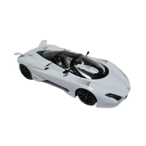 YLQERZ 1 43 ​​für Tuatara Weiß Zweitürer Supercar Modell Sammlerstück Dekoratives Display Für Die Sammlung von YLQERZ