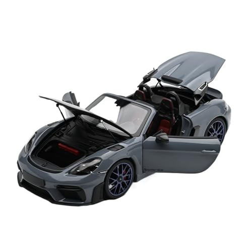 YLQERZ 1:18 Für 718 Cabrio Spyder RS ​​​​Legierung Automodell Öffnende Reine Verzierung Für Die Sammlung von YLQERZ