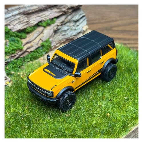 YLQERZ 1:64 Für Ford Mustang Heritage Collector's Edition Druckguss Auto Modell Miniatur Sammlerstücke Für Die Sammlung(Yellow) von YLQERZ