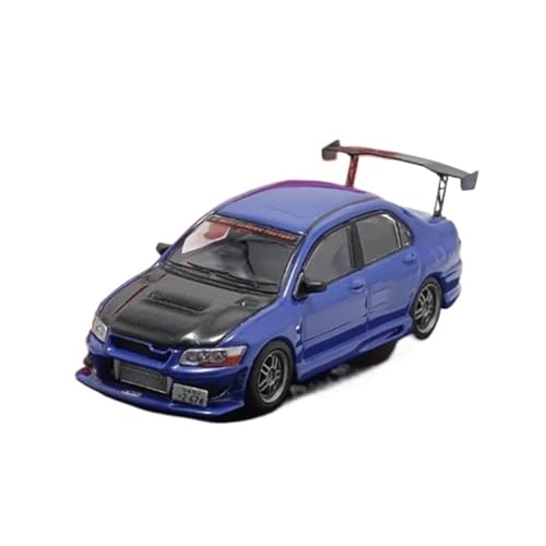 YLQERZ 1:64 Für Lancer EVO VII Legierung Gießt Druck Fahrzeuge Miniatur Skala Modell Auto Spielzeug Für Die Sammlung(Blue) von YLQERZ