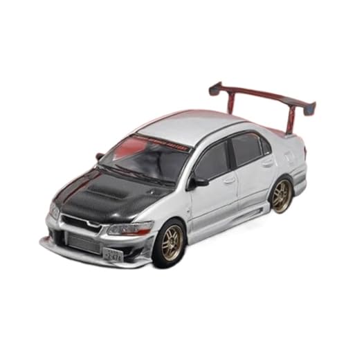 YLQERZ 1:64 Für Lancer EVO VII Legierung Gießt Druck Fahrzeuge Miniatur Skala Modell Auto Spielzeug Für Die Sammlung(Silver) von YLQERZ