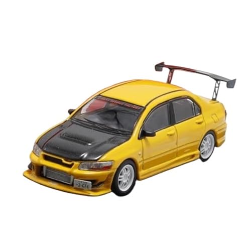 YLQERZ 1:64 Für Lancer EVO VII Legierung Gießt Druck Fahrzeuge Miniatur Skala Modell Auto Spielzeug Für Die Sammlung(Yellow) von YLQERZ