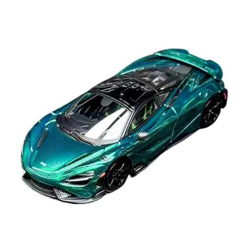 YLQERZ 1:64 Für McLaren 765LT Galvanisiertes Vollcarbon-Druckguss-Automodell In Grün Sammlerstück Für Erwachsene Für Die Sammlung von YLQERZ