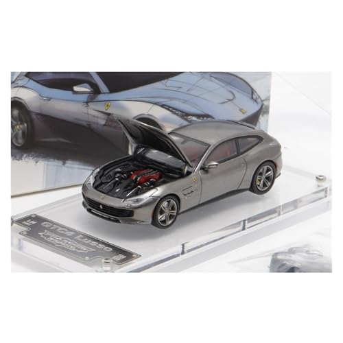 YLQERZ Für Ferrari GTC4 Lusso Shooting Brake PK 1:64 Maßstab Druckgussmodell Mit Abnehmbarem Dach Rot Für Die Sammlung(Silver) von YLQERZ