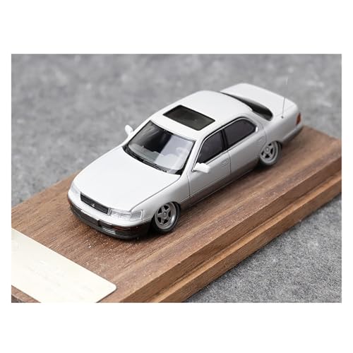 YLQERZ Für Lexus LS400 1:64 Low-Profile Fine Works Druckguss-Automodell Mit Zu Öffnender Motorhaube Für Die Sammlung(Low-Profile White) von YLQERZ