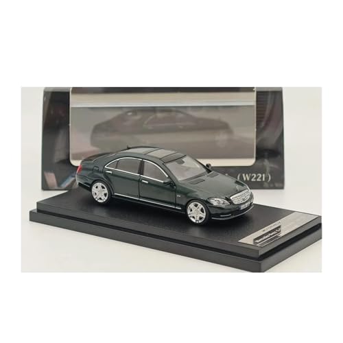YLQERZ Klassische Die Cast Modell-Deauto, Modell, Druckguss, Legierung, im Maßstab 1/64, für Benz S600L W221, Erinnerungsstück, Ornamente, Miniatur-Spielzeug, zum Sammeln (Grün) von YLQERZ