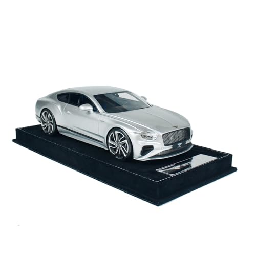 YLQERZ Maßstab 1:18 Für Bentley Continental GTS Harz Auto Modell Schreibtisch Dekorative Ornament Für Die Sammlung(Silver) von YLQERZ
