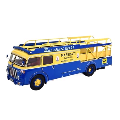 YLQERZ Maßstab 1:18 Für Ferrari Transport Truck OM150 ROLFO Druckguss-Modellauto Für Erwachsene Sammler Für Die Sammlung(Blue) von YLQERZ