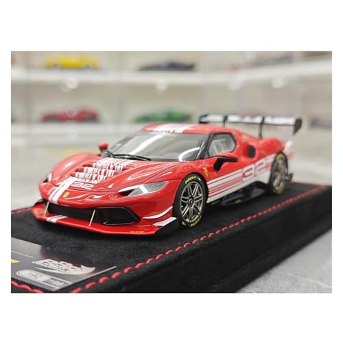 YLQERZ Maßstab 1:43 Für Ferrari 296 Challenge Modell Sammlerstück Display Mini-Replik Spielzeug Für Die Sammlung von YLQERZ