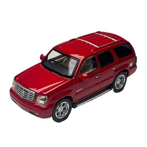 YLQERZ Maßstab 1:64 Für Cadillac 2005 Escalade SUV Druckguss-Display-Automodell Für Erwachsene Sammlerstück Für Die Sammlung(Red) von YLQERZ