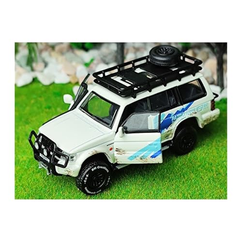 YLQERZ Maßstab 1:64 Für Mitsubishi Pajero Der Zweiten Generation Doppeltür-Automodell Aus Legierung Ausstellungsstück Für Die Sammlung von YLQERZ