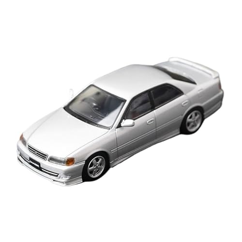 YLQERZ Maßstab 1:64 Für Toyota Chaser Tourer V JZX100 HJ Erwachsene Sammlerstück Display Miniatur Spielzeug Für Die Sammlung(Silver) von YLQERZ