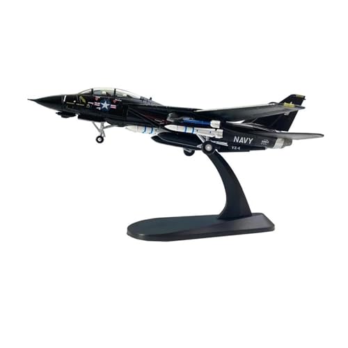 YLQERZ Metallflugzeugmodell 1/100 Für Navy Grumman F-14A Tomcat VX-4 Kampfflugzeug Metall Militär Spielzeug Druckguss Flugzeug Modell Für Sammlung Sammeln Oder Verschenken von YLQERZ