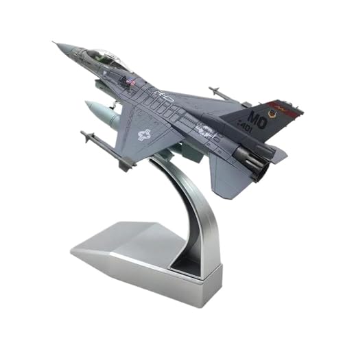 YLQERZ Metallflugzeugmodell 1/100 Skala Modell Für F16C Kampfflugzeuge Diecast Handwerk Desktop Dekoration Modell Flugzeuge Sammeln Oder Verschenken von YLQERZ