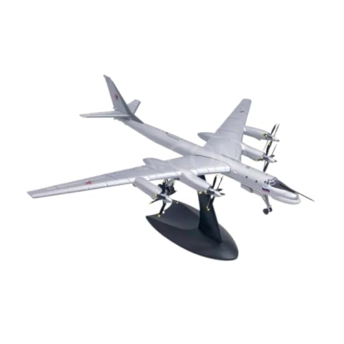 YLQERZ Metallflugzeugmodell 1/200 Für Die Russische Luftwaffe Tupolev TU-95 Bär Typ Strategisches Replika-Flugzeugmodell Sammeln Oder Verschenken von YLQERZ