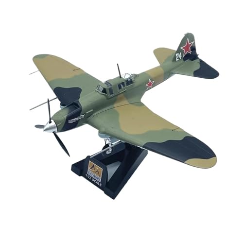 YLQERZ Metallflugzeugmodell 1/72 Für Sowjetisches IL-2M3-Kampfflugzeugmodell Souvenir-Ornamente Militärflugzeugmodell Sammeln Oder Verschenken von YLQERZ