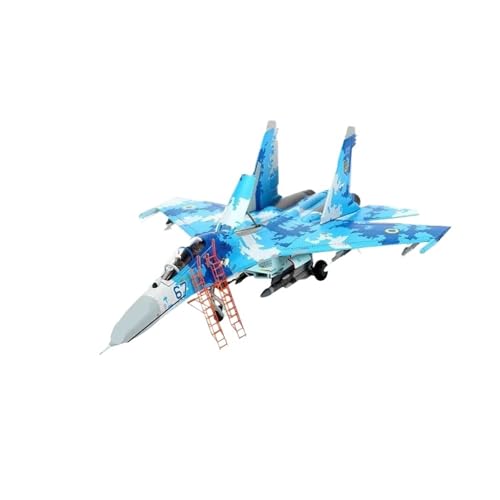 YLQERZ Metallflugzeugmodell 1/72 Für Ukrainische Luftwaffe Su-27 Kämpfer Modell Flugzeug Hobby Sammlung Spielzeug Dekoration Sammeln Oder Verschenken von YLQERZ