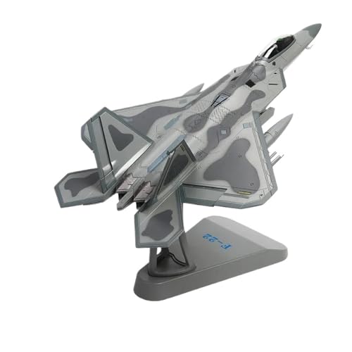 YLQERZ Metallflugzeugmodell 1/72 Skala Für Armee F-22 Raptor Kämpfer Militär Modell Für Kraft Diecast Metall Flugzeug Modell Sammeln Oder Verschenken von YLQERZ