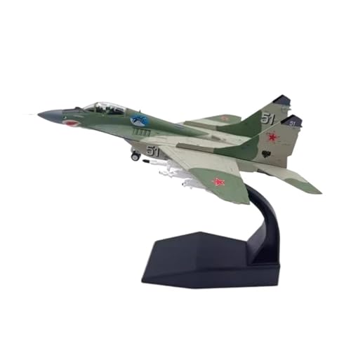 YLQERZ Metallflugzeugmodell 1: 100 Für Mig Mig29 Kampfjet Legierung Militärflugzeug Modell Modell Mit Ständer Sammeln Oder Verschenken von YLQERZ