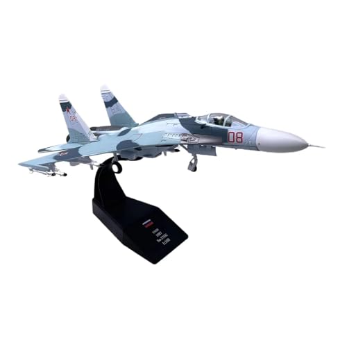 YLQERZ Metallflugzeugmodell 1:100 Für Die Ehemalige Sowjetunion Su-27 Kampfflugzeug Modell Display Stand Mini Dekorative Sammeln Oder Verschenken von YLQERZ