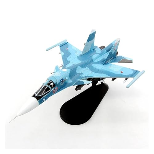 YLQERZ Metallflugzeugmodell 1:100 Für Die Russische Luftwaffe SU-34 Duckbill Kampfbomber Flugzeug Modell Sammlung Sammeln Oder Verschenken von YLQERZ