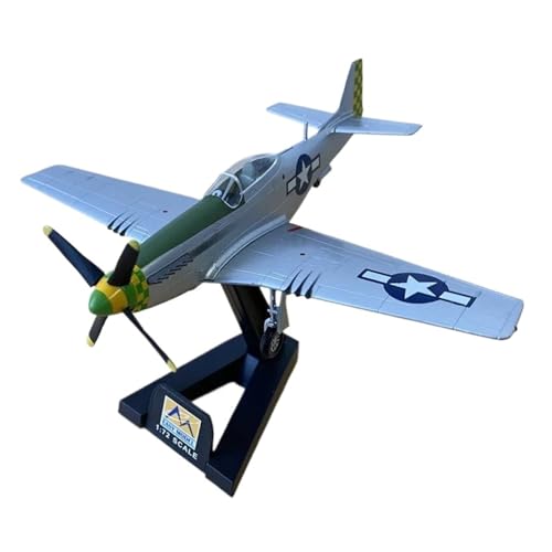 YLQERZ Metallflugzeugmodell 1:72 Für Militär P-51D Kampfflugzeug Modell Ornamente Spielzeug Display Sammlung Sammeln Oder Verschenken von YLQERZ