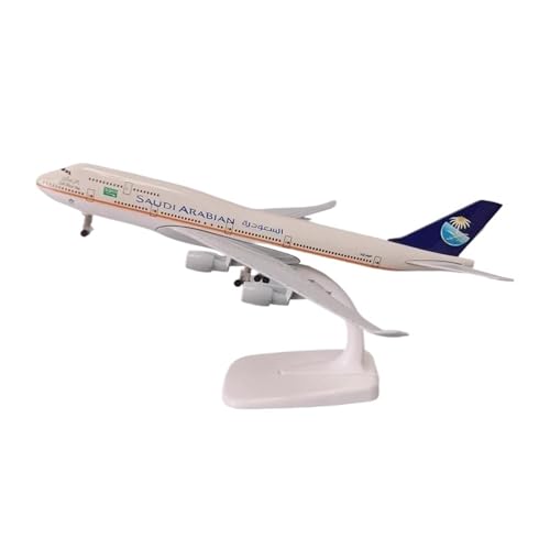 YLQERZ Metallflugzeugmodell 20 cm Für Saudi Boeing B747 Mit Fahrwerk Sammlung Miniatur Dekorative Flugzeug Modelle Sammeln Oder Verschenken von YLQERZ