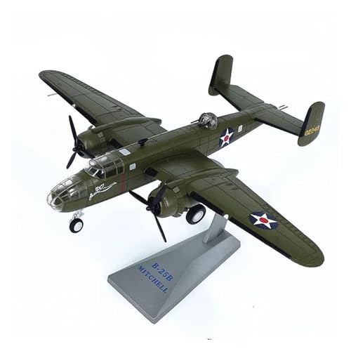 YLQERZ Metallflugzeugmodell Diecast 1/72 Maßstab Für B-25B Medium Bomber Legierung Flugzeug Modell Militär Hobbyist Sammlung Sammeln Oder Verschenken von YLQERZ