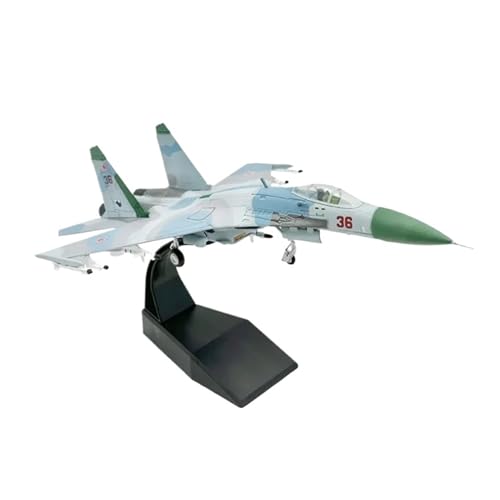 YLQERZ Metallflugzeugmodell Diecast 1:100 Für SU27 Flanker Fighter Modell Russland Air Force Statische Simulation Replik Sammeln Oder Verschenken von YLQERZ