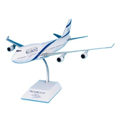 YLQERZ Metallflugzeugmodell Diecast 1:200 Für Israel B747-400 Flugzeug Simulation Legierung Souvenir Sammlung Zivilen Luftfahrt Miniatur Sammeln Oder Verschenken von YLQERZ