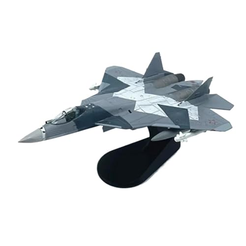 YLQERZ Metallflugzeugmodell Diecast Metalllegierung 1/100 Für Russisches SU57-Kampfflugzeug Su-57 Flugzeugmodell Spielzeug Für Die Sammlung Sammeln Oder Verschenken von YLQERZ