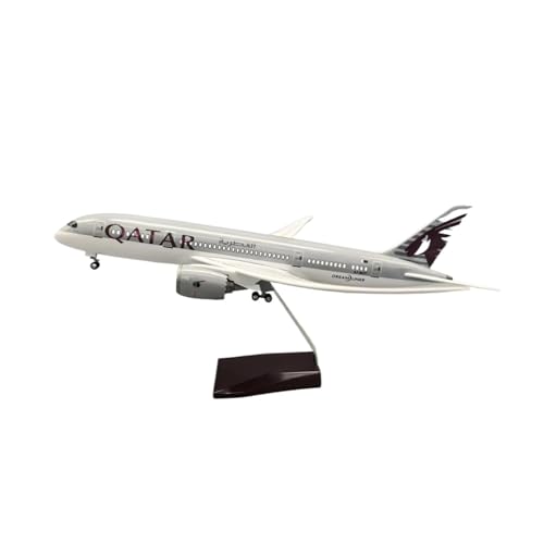YLQERZ Metallflugzeugmodell Druckguss 1:130 Für B787 Katar-Modellflugzeug Kunstharz-Druckguss-Flugzeug Gesammeltes Luftfahrt-Statik-Display-Flugzeugmodell Sammeln Oder Verschenken(with Light) von YLQERZ