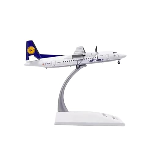 YLQERZ Metallflugzeugmodell Druckguss 1:200 Maßstab Für Lufthansa Fokker 50 D-AFFH Flugzeug Simulation Legierung Fertig Souvenir Hobby Sammlung Sammeln Oder Verschenken von YLQERZ