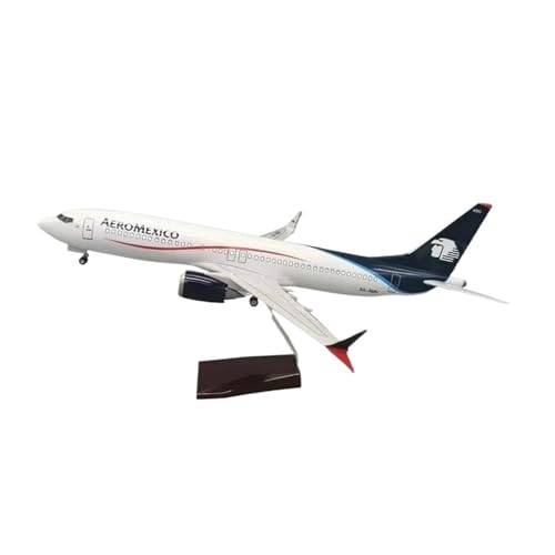 YLQERZ Metallflugzeugmodell Flugzeugmodell Im Maßstab 1/142 Für Mexikanische Boeing 737MAX-Flugzeuge Aus Druckgussharz Sammeln Oder Verschenken(No Light) von YLQERZ
