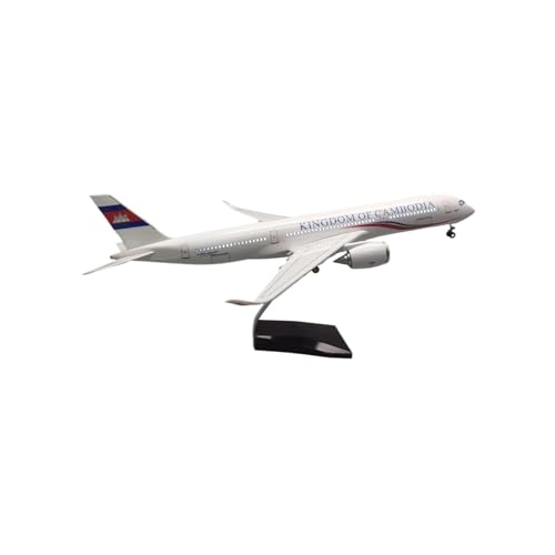 YLQERZ Metallflugzeugmodell Für Kambodschanischen A350 Maßstab 47CM Flugzeug Modellbausatz Flugzeug Modell Lightst In Der Lage Sammeln Oder Verschenken(with Light) von YLQERZ