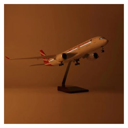 YLQERZ Metallflugzeugmodell Für Mauritius A350 1/150 Flugzeug Mit Licht Harz Flugzeug Sammlung Display Dekoration Sammeln Oder Verschenken(with Light) von YLQERZ