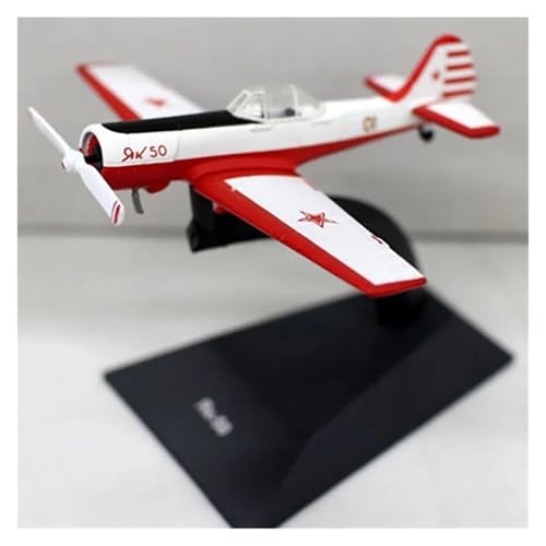 YLQERZ Metallflugzeugmodell Für Yak 50 Fighter Vintage Trainer Flugzeug Klassische Simulation Legierung Modell Dekoration 1:100 Sammeln Oder Verschenken von YLQERZ