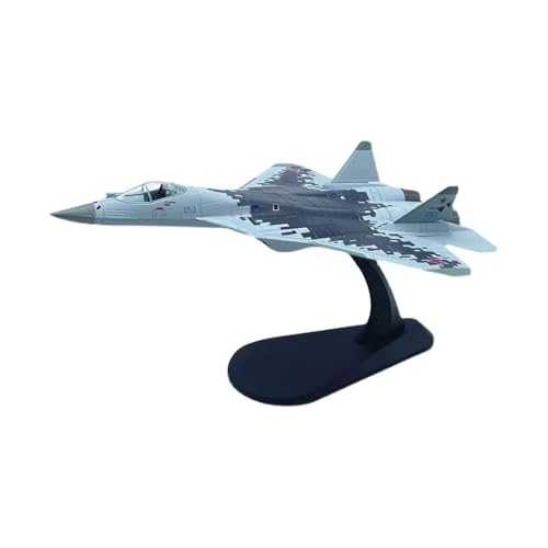 YLQERZ Metallflugzeugmodell Maßstab 1/100 Für Russische Su-57 Fighter Legierung Material Militär Air Force Armee Spielzeug Sammeln Oder Verschenken von YLQERZ