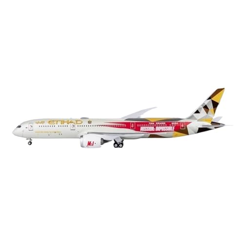 YLQERZ Metallflugzeugmodell Maßstab 1/400 Für Etihad B787-9 A6-BLO Legierungsflugzeugmodellsammlung Heimdekorationsmodelle Sammeln Oder Verschenken von YLQERZ