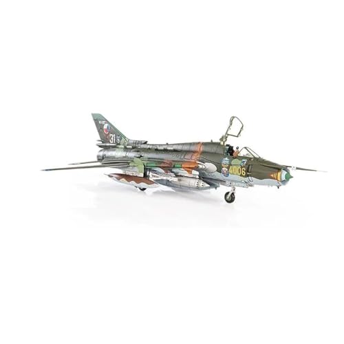 YLQERZ Metallflugzeugmodell Maßstab 1/72 Für Tschechische Luftwaffe Su-22 M4 Fitter Kampfflugzeug Flugzeugmodell Sammeln Oder Verschenken von YLQERZ