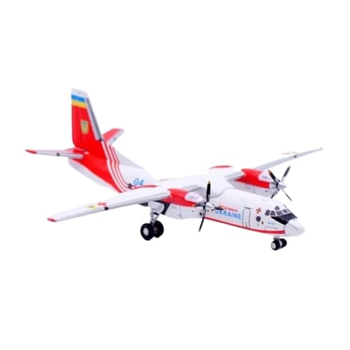 YLQERZ Metallflugzeugmodell Maßstab 1:400 Für Die Ukraine Air Force AN-26 Rettungsdienst Flugzeug Simulation Legierung Souvenir Sammeln Oder Verschenken von YLQERZ