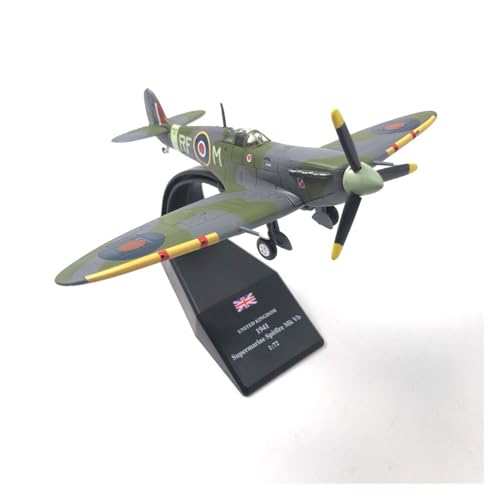 YLQERZ Metallflugzeugmodell Maßstab 1:72 Für Die Simulation Eines Spitfire-Jägers Aus Dem Zweiten Weltkrieg Legierungs-Jägermodell Fertiges Produkt Sammeln Oder Verschenken von YLQERZ