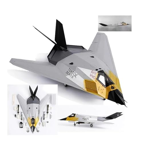YLQERZ Metallflugzeugmodell Modell Im Maßstab 1:72 Für F117A Nighthawk Stealth Bomber Flugzeug Erwachsene Fans Sammlung Display Sammeln Oder Verschenken von YLQERZ