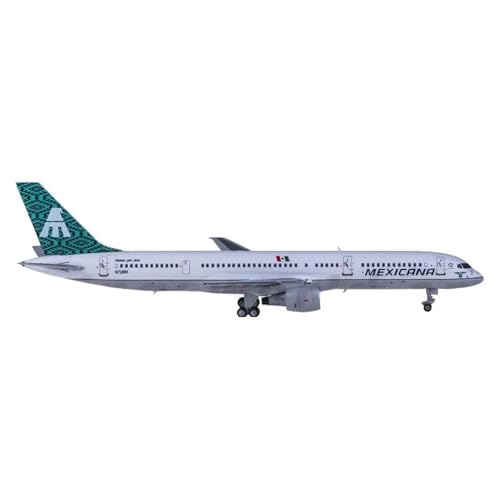 YLQERZ Metallflugzeugmodell Modelle Im Maßstab 1:400 Für Mexicana 757-200 Druckguss-Flugzeugmodell Aus Metall Miniaturen Sammeln Oder Verschenken von YLQERZ