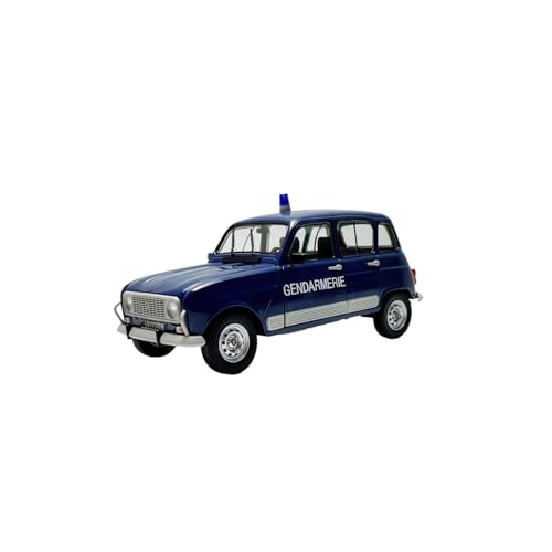 YLQERZ Modellauto Im Maßstab 1/18 Für 4L GENDARMERIE 1978 Legierung Automodell Erwachsene Spielzeug Sammlung Dekoration Souvenir Blau Für Die Sammlung von YLQERZ