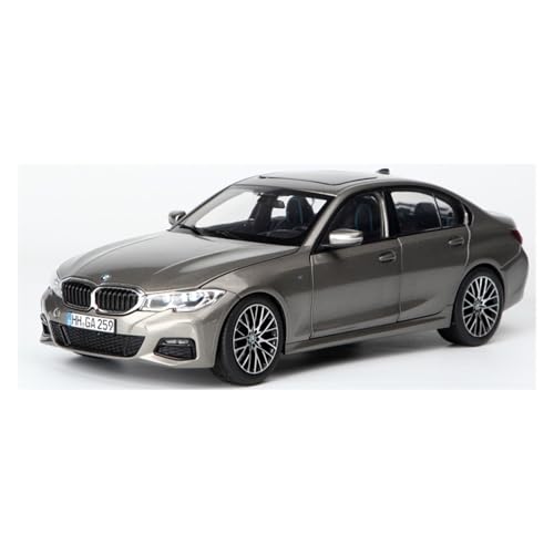 YLQERZ Modellauto Im Maßstab 1/18 Für BMW 3 Serie 330i Legierung Auto Modell Mit Öffnen Türen Silber Miniatur Thema Szene Ornament Für Die Sammlung von YLQERZ