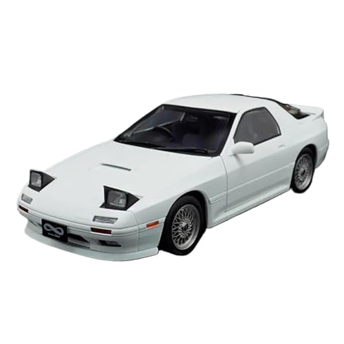 YLQERZ Modellauto Im Maßstab 1/18 Für Mazda Rx7 Fc3s Druckguss Legierung Automotive Modell Spielzeug Hobby Dekoration Für Die Sammlung(White) von YLQERZ