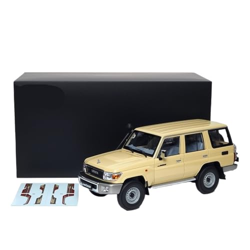 YLQERZ Modellauto Im Maßstab 1/18 Für Toyota Land Cruiser76 Legierung Volle Auto Modell Beige Wesentliche Dekoration Für Sammlung Display Für Die Sammlung YLQERZ Modellauto Im Maßstab 1/18 Für Toyota Land Cruiser76 Legierung Volle Auto Modell Beige Wesentliche Dekoration Für Sammlung Display Für Die Sammlung von YLQERZ