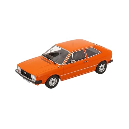 YLQERZ Modellauto Im Maßstab 1/18 Für VW Scirocco 1 GTI 1976 Multicolor Legierung Auto Modell Hause Desktop Dekoration Für Die Sammlung(Orange) von YLQERZ