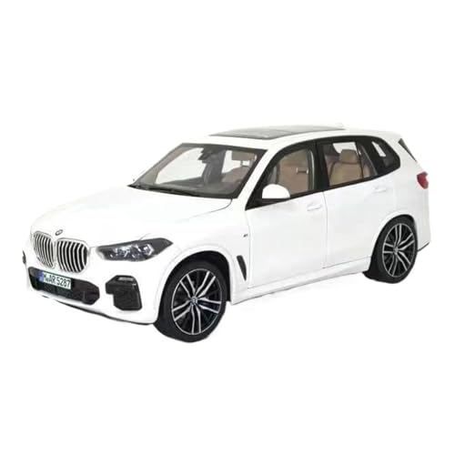 YLQERZ Modellauto Im Maßstab 1/18 für BMW X5 2019 Legierung Off-Road Auto Modell Metall druckguss Schwarz Fahrzeug Für Die Sammlung(White) von YLQERZ